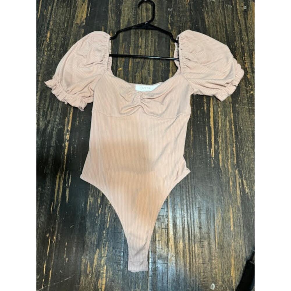Astr Pink Body Suit Women's Medium